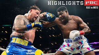 Ruiz vs Ortiz FIGHT HIGHLIGHTS September 4 2022  PBC on FOX PPV [upl. by Neersin]