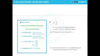 Upper amp Lower Bounds  Calculations Using Bounds in 6 Mins  GCSE amp IGCSE Maths Revision [upl. by Kcirddec]