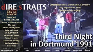 50 fps Dire Straits  1991SEP25  Dortmund  3rd night [upl. by Nylodnarb744]