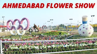 Flower Show at Sabarmati Riverfront in Ahmedabad Gujarat [upl. by Odin]