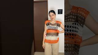 Mi blusa favorita ✨ crochet handmade shortvideo tutorial shorts short like subscribe [upl. by Alemat571]