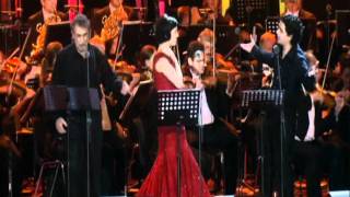 Dein ist mein ganzes hertz  Plácido Domingo  Anna Netrebko  Rolando Villazon [upl. by Yecrad446]