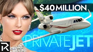 A Look Inside Taylor Swifts Private Jet [upl. by Laetitia]