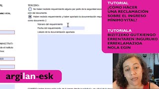 ¿Cómo reclamar el Ingreso Minimo Vital Te enseñamos a hacer la reclamación TUTORIAL [upl. by Damon]