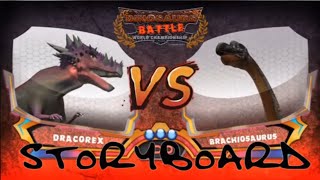 Dracorex vs Brachiosaurus  A little storyboard [upl. by Esinej]