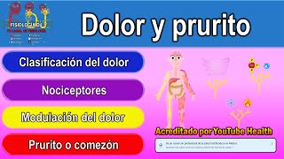 Dolor  Que es el dolor  Dolor explicación  Como se clasifica el dolor  Nociceptores fisiología [upl. by Bocyaj]