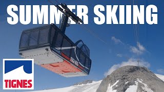 TIGNES GRANDE MOTTE GLACIER SUMMER SKIING 2022 TIGNES VLOG 4K S6E12 [upl. by Nollahs970]