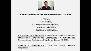 Video Clase N°3 Evaluación por C y Competencias en la Ed Técnica [upl. by Yrtnej]