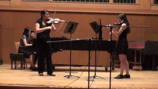 Three Duets for 2 Violins and Piano  Dmitri Shostakovich [upl. by Naihs]