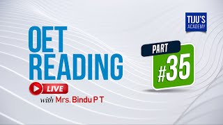 Unlock OET Success with OET Reading Techniques  Tijus Academy [upl. by Nosraep]