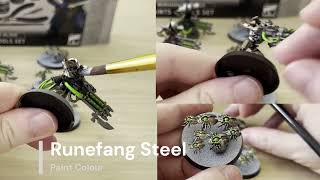 Does Shade work for beginners Painting Warhammer 40k Necron with Shade Experiment [upl. by Kress33]