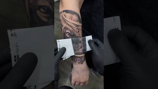 Awesome Realistic Tattoo tattooideas tattoo handtattoos realistictattoo [upl. by Anirrok]