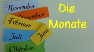 Learn German Die Monate [upl. by Novets]