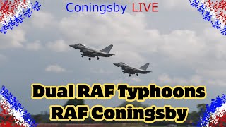 Dual Action RAF Typhoons from May 2024 [upl. by Sheeran819]