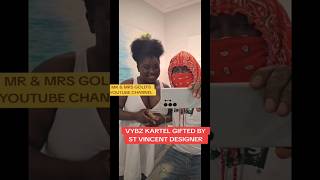 Vybz Kartel Receives Gifts from St Vincent Designer A Special Unboxing VybzKartel designer svg [upl. by Eeram]