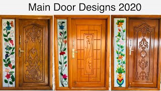 Latest Teak Wood Main Door Designs for Indian Homes in 2020 [upl. by Fonzie]