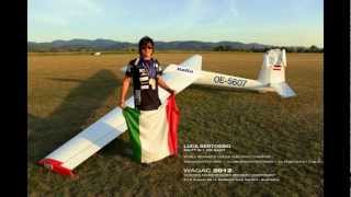 World Advanced Glider Aerobatic Champion Luca Bertossio by GoPro Hero 2 [upl. by Eed]