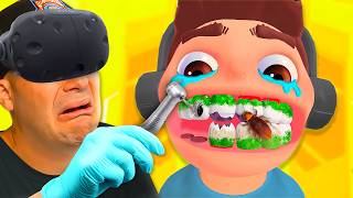 Fixing TEETH from GROSS MOUTHS in VR [upl. by Llemor]