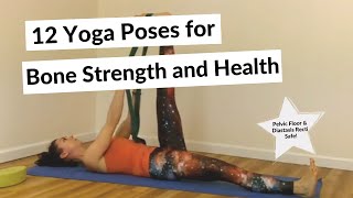 12 Yoga Poses for Bone Health and Strength  Fishman Method for Osteoporosis Yoga [upl. by Bock]