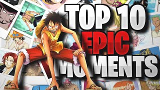 Top 10 Epic Moments in One Piece Hindi [upl. by Olaznog347]