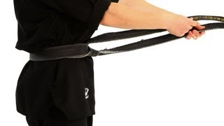 How to Tie a Taekwondo Belt  Taekwondo Training [upl. by Arabrab]