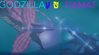 DC2 GODZILLA VS TIAMAT  GODZILLA X KONG THE NEW EMPIRE  DC2 ANIMATION [upl. by Loziram767]