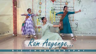 Ram Aayenge To Angna Sajaungi Dance  Classical Dance Performance  dancewithriz [upl. by Abla]