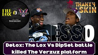 Esso and Detox Jones debate if the Lox and DipSet battle killed the Verzuz platform [upl. by Barret]