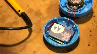 22 BTS06 Bluetooth splashproof speaker modification [upl. by Muncey448]