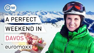 Davos Meggins Perfect Weekend  Skiing Art amp Food  Euromaxx [upl. by Gilles]