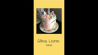 Montage et décoration dun gâteau licorne [upl. by Akirderf]