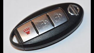 Nissan Murano  Pathfinder  Frontier Key Fob Battery Replacement  EASY DIY [upl. by Skutchan]