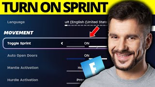 How To Turn On Toggle or Hold Sprint on Fortnite [upl. by Erdreid]