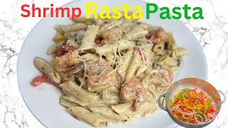 Rasta pasta  Easy pasta recipe for dinner 2024 Shrimp pasta recipe [upl. by Rycca]