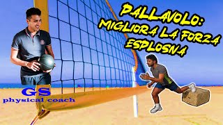 ALLENAMENTO PALLAVOLO 5 esercizi per migliorare la forza esplosiva [upl. by Nappie471]