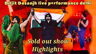 Diljit dosanjh live performance in delhi today Diljit Dosanjh live performance in concert [upl. by Say85]