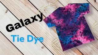 TIE DYE PATTERN  GALAXY TIE DYE [upl. by Nylsirk834]