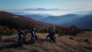 Day trip to Elenec Osogovo Mountains with Africa Twin CFMoto 450MT Peda Tek 250 [upl. by Itoc]