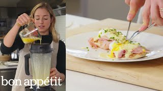 Molly Makes Eggs Benedict for a Crowd  From the Test Kitchen  Bon Appétit [upl. by Aikenat]