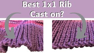 A Better Looking Rib Cast On  EWrap 1x1 Ribbing Cast On for Knitting Machine [upl. by Tedric606]