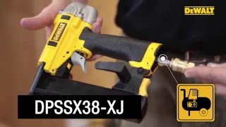 DEWALT® Belgique  Agrafeuses SX de DeWALT  DPSSX38 [upl. by Ynnavoeg]