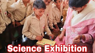 Science Exhubition  विज्ञान प्रदर्शनी में पहुंचे बाल वैज्ञानिक । Exhibition at GSSS DHANGAR [upl. by Ikkiv]