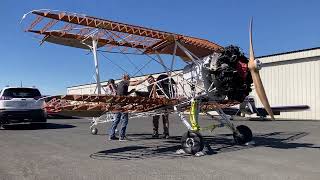 Radial Starduster Too 20231012 First Engine Start [upl. by Serafine]