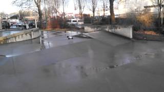 ECX RUCKUS SKATE PARK BASHING FLIPS AND WRECKS [upl. by Ellezig]