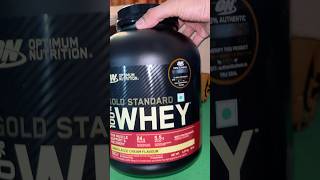 Optimum Nutrition Gold Standard Whey Protein  Best Whey Protein in the market wheyprotein shorts [upl. by Anelagna653]