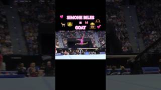 👑 Simone Biles is UNSTOPPABLE 👸🏾🩷🐐 gymnast gymnastics [upl. by Aramad]