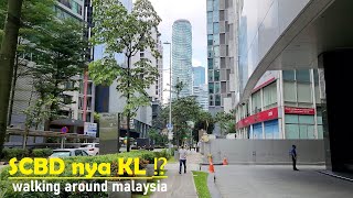 Kuala Lumpur SCBD⁉️ Walk around KLCC to Pavilion Bukit Bintang via Pedestrian Walkway  Malaysia [upl. by Kentigera]