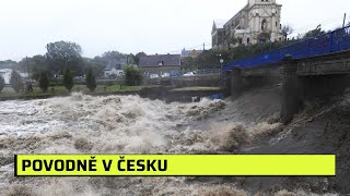 Extrémní povodeň na Jesenicku Oblast je zcela odříznutá silnice jsou neprůjezdné [upl. by Lissak]