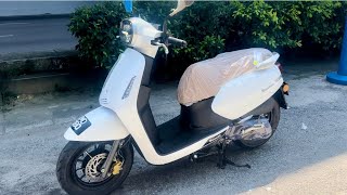 Benelli Panarea 125 2024  White Walkaround [upl. by Plerre]