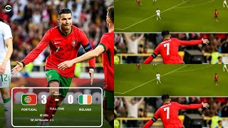 Portugal Vs Ireland 3  0 match highlights 2024 analyst [upl. by Alvie]